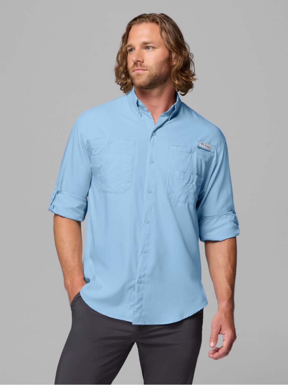 Colombia Men's PFG Tamiami II Long Sleeve Shirt size small NWT
